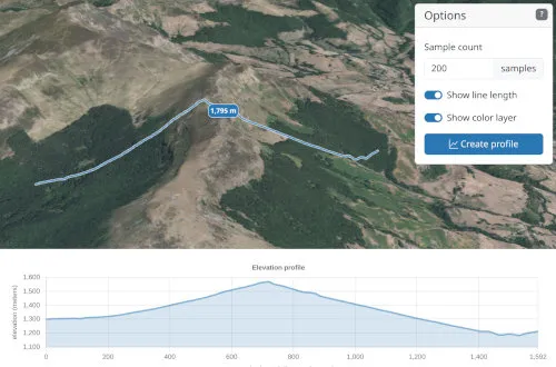 map-elevation-profile example thumbnail